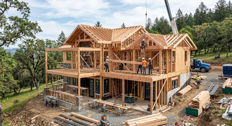 Custom House Building in Santa Rosa, CA