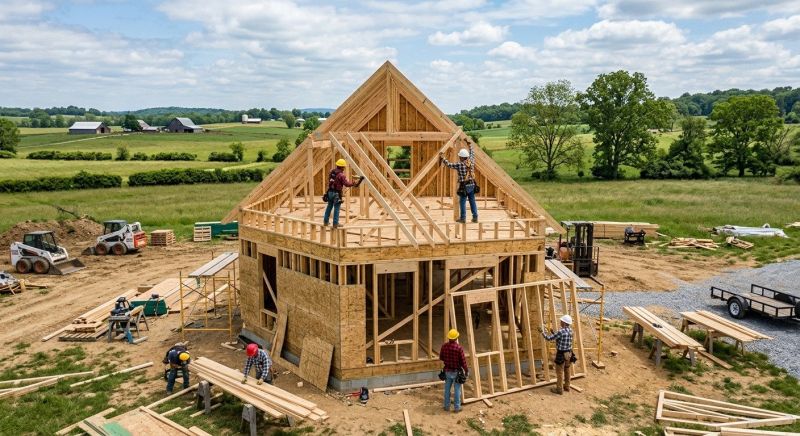 Farmhouse Construction in Napa, CA